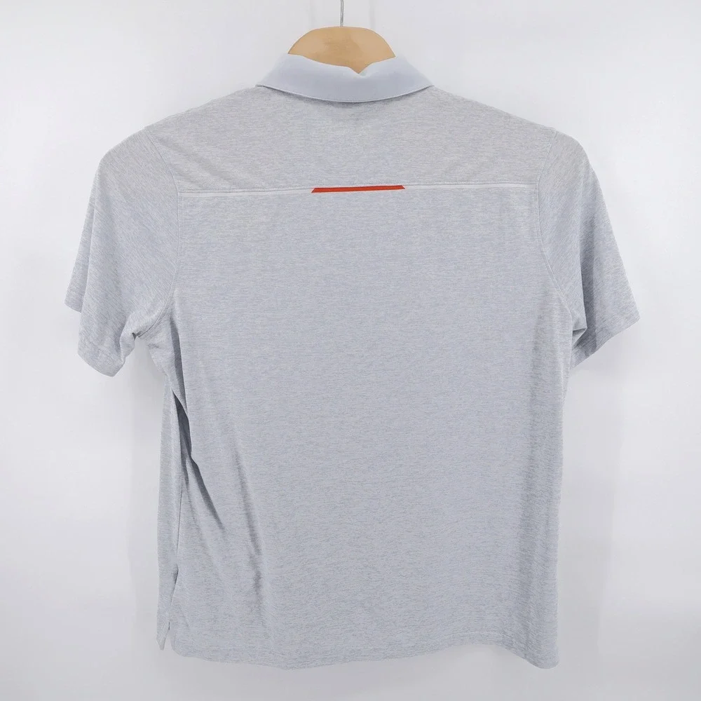 Nike‎ Clemson Tigers Dri-FIT Performance Polo Shirt Gray Short Sleeve Mens XL
